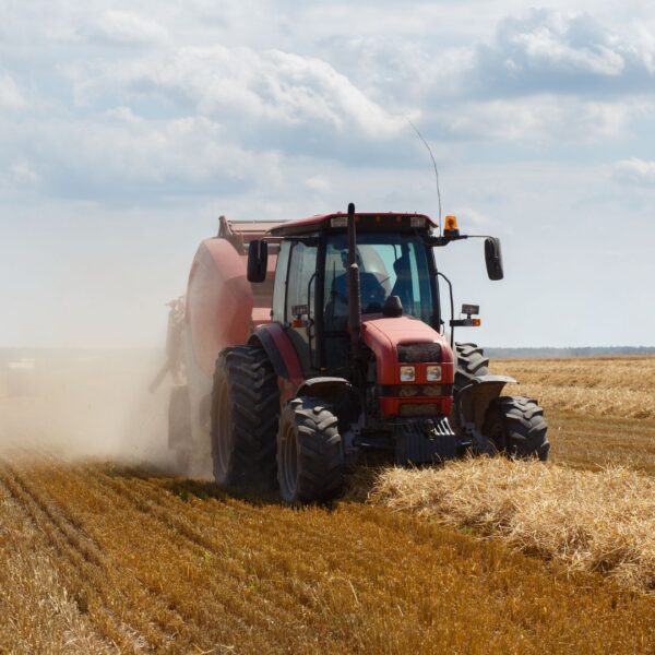 baler making bails