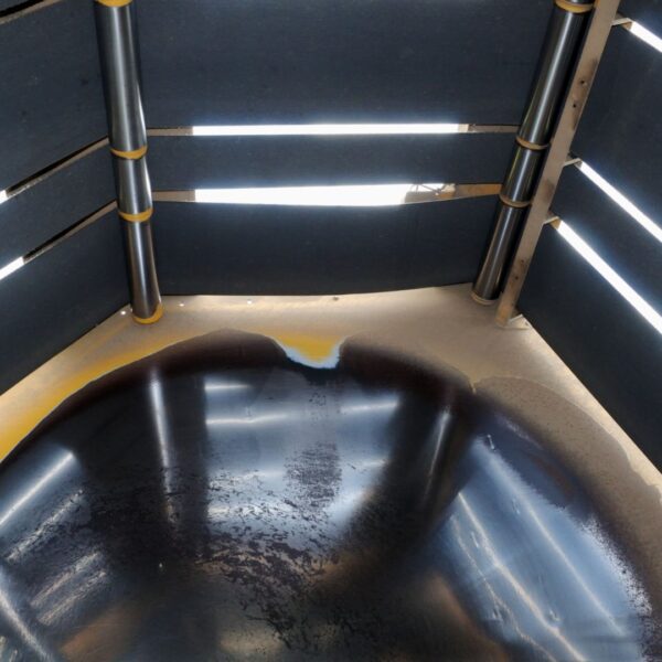 inside of a baler