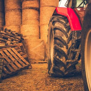 parked baler