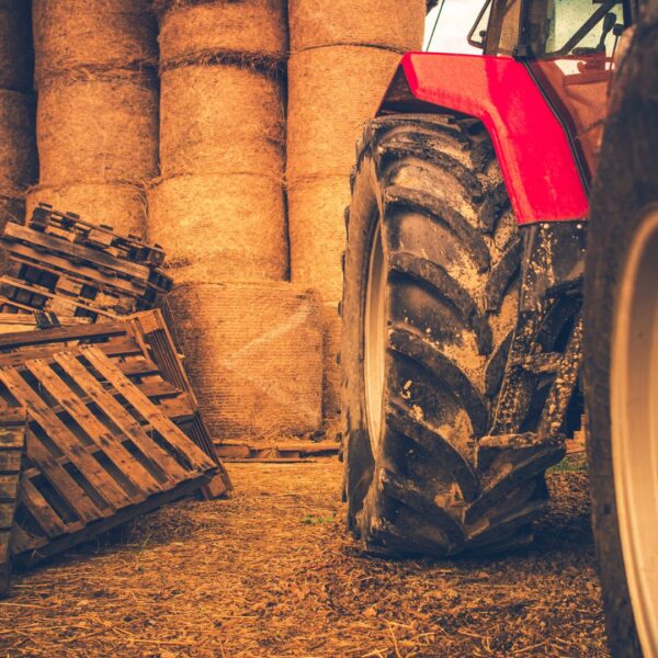 bales in storage