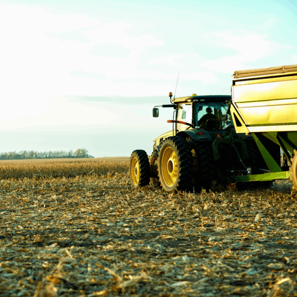 a tractor
