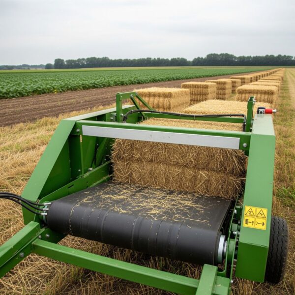 baler belt on machine