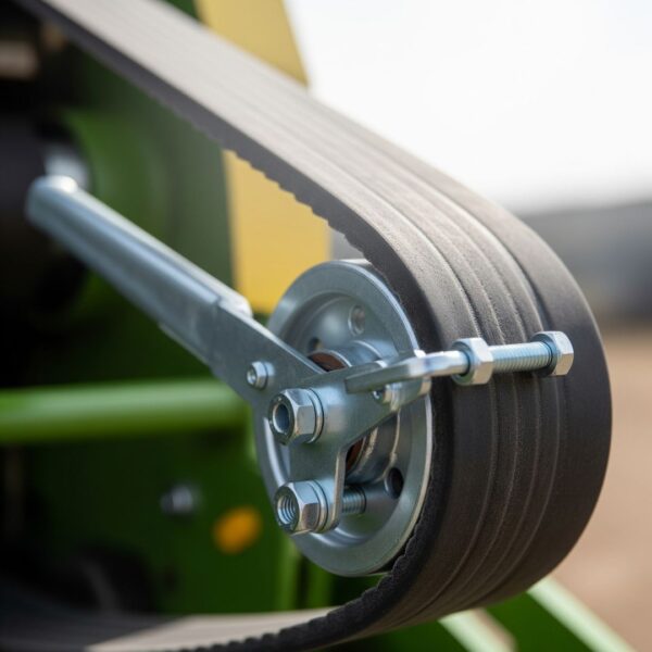 baler belt on machine